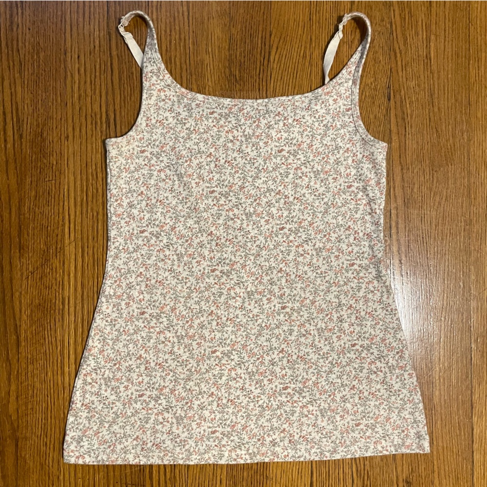 Ruff Hewn Floral Patterned Camisole Tank Top